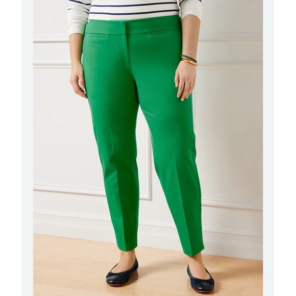 Talbots Green Chatham Size 24w Ankle Pants NEW With Tag - Picture 1 of 9
